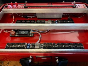 画像2: BPNYC ZERO Halliburton Eurorack Modular Travel Case 7U w/Pulp Logic 1Us "REDRUM"