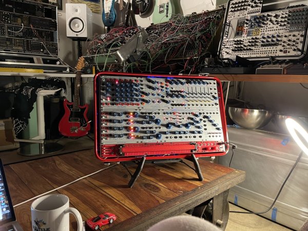 画像14: Buchla Tiptop 200t series with BPNYC ZERO Halliburton Eurorack Modular Travel Case 7U "REDRUM"　売却済 (14)
