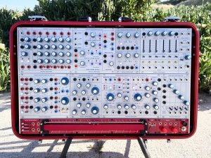 画像1: Buchla Tiptop 200t series with BPNYC ZERO Halliburton Eurorack Modular Travel Case 7U "REDRUM"