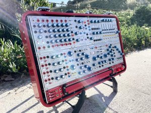 画像2: Buchla Tiptop 200t series with BPNYC ZERO Halliburton Eurorack Modular Travel Case 7U "REDRUM"
