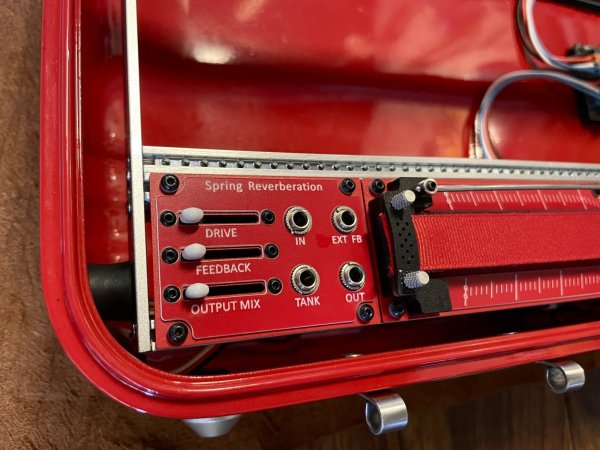 画像5: BPNYC ZERO Halliburton Eurorack Modular Travel Case 7U w/Pulp Logic 1Us "REDRUM"　プリオーダー (5)