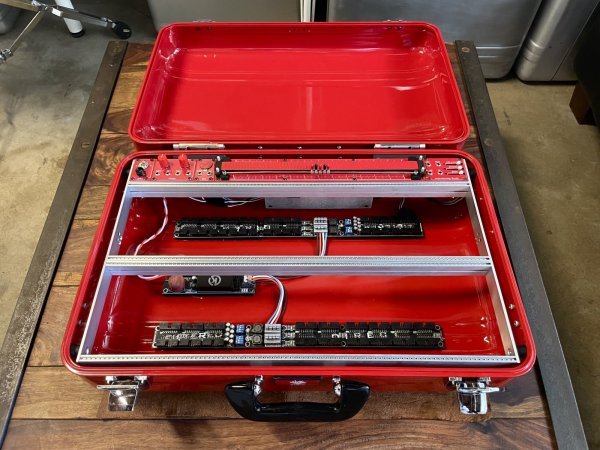 画像8: BPNYC ZERO Halliburton Eurorack Modular Travel Case 7U w/Pulp Logic 1Us "REDRUM"　プリオーダー (8)