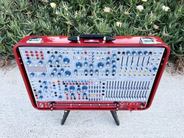 画像3: Buchla Tiptop 200t series with BPNYC ZERO Halliburton Eurorack Modular Travel Case 7U "REDRUM" #2　売却済 (3)