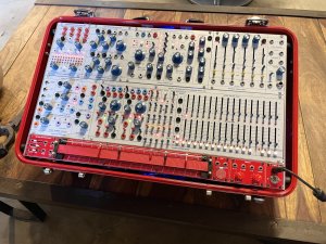 画像15: Buchla Tiptop 200t series with BPNYC ZERO Halliburton Eurorack Modular Travel Case 7U "REDRUM" #2