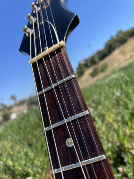 画像10: 1964 Epiphone Olympic Double Sunburst "Batwing" headstock (10)