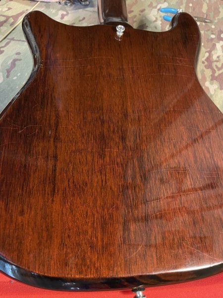 画像15: 1964 Epiphone Olympic Double Sunburst "Batwing" headstock (15)