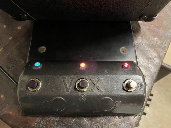 画像3: Vox Galaxie Amp 1960s Solid State - Complete w/Lamp, Footswitch & new 3-Prong Plug (3)