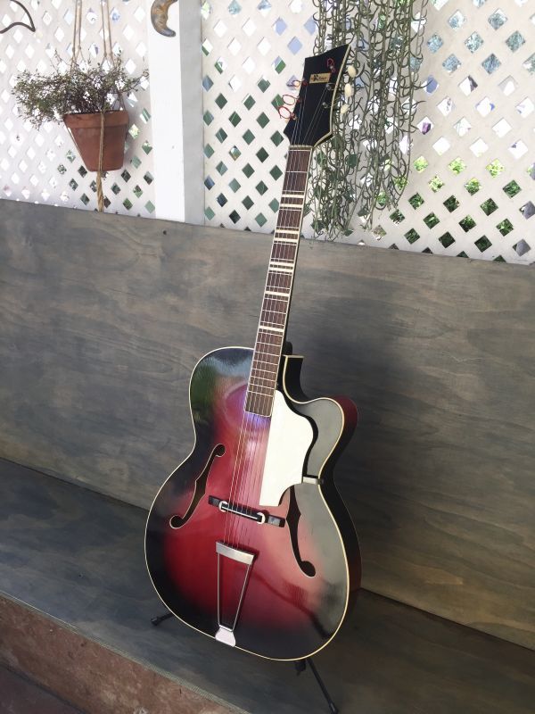 Hohner France Holiday Jazz Guitar Vintage / Made in Germany c.1961(?) レアビンテージ アーチトップ アコースティック