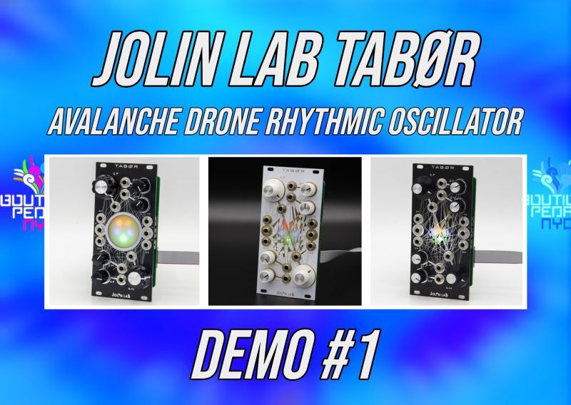 Jolin Lab TABØR - Avalanche Drone Rhythmic Oscillator デモ #1