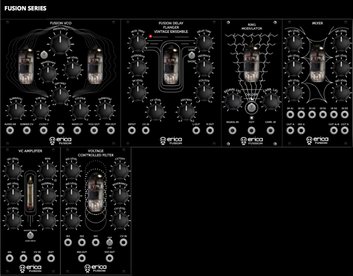 Erica Synths FUSION SERIES - Boutique Pedal NYC