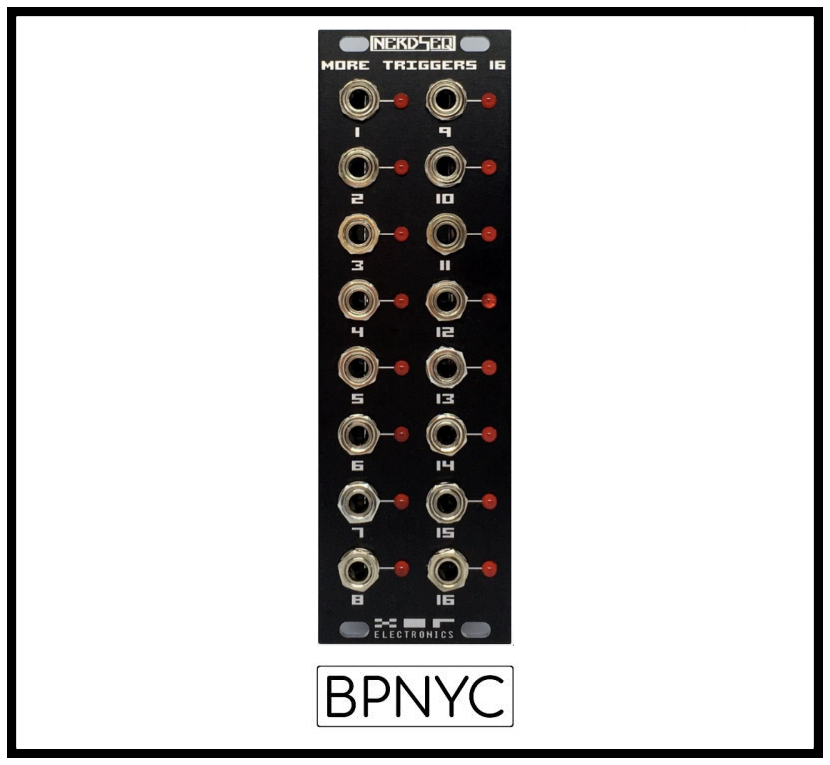 XOR Electronics NERDSEQ – More Triggers 16 Expander　