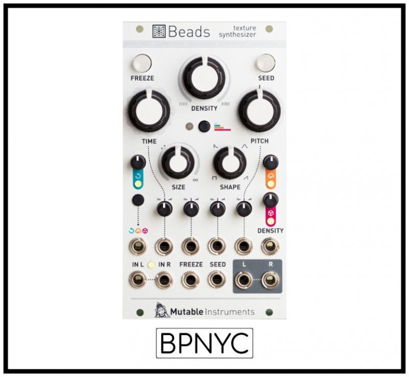 Mutable Instrument Beads ユーロラック モジュラー 販売 通販|お気軽 Mutable Instrument Beads ユーロラック モジュラー 販売 通販|お気軽
