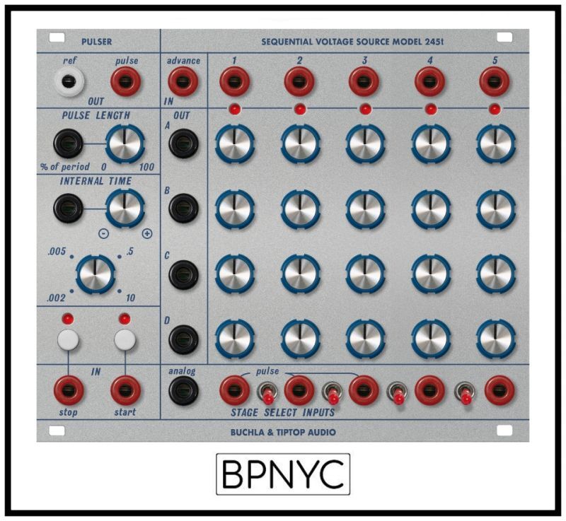 Buchla & Tiptop Audio Sequential Voltage Source Model 245t　次回入荷分