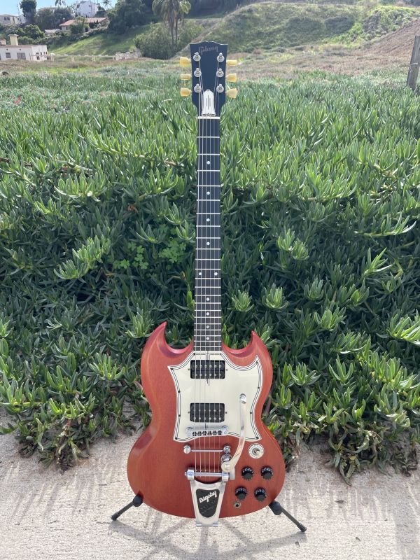 Gibson SG Faded Worn Cherry w/Bigsby B3 & Towner DTB, Decoboom Streamline Pickguard Set　売却済