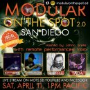 画像: ロックダウン生活、Modular On the Spot SD/ Socal Synth society/ リモートストリーミング ライブ...