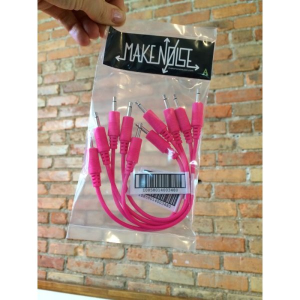 画像3: Make Noise 6" hot pink patch cable 5-pack　 (3)