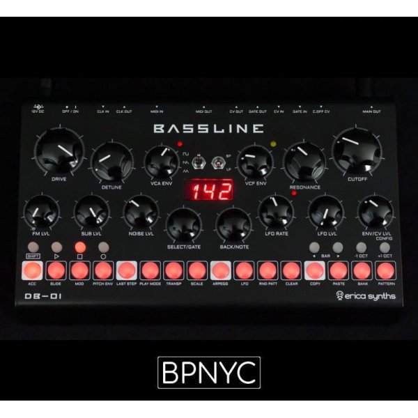 画像1: Erica Synths  Bassline DB-01 (DESK TOP) 次回入荷分 (1)