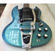 画像12: 2001 Gibson SG Blue Teal “Flip Flop” w/Bigsby B3 & Towner Down Tension Bar 売却済 (12)