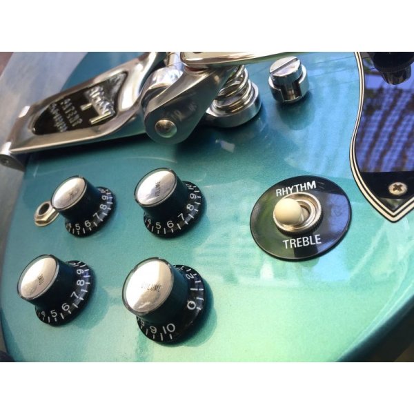 画像10: 2001 Gibson SG Blue Teal “Flip Flop” w/Bigsby B3 & Towner Down Tension Bar 売却済 (10)