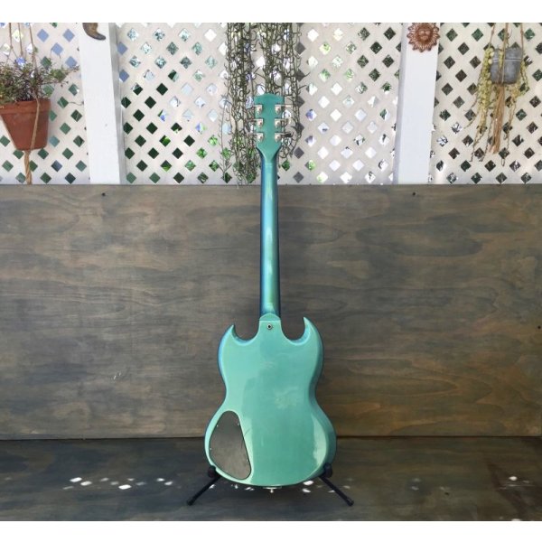 画像3: 2001 Gibson SG Blue Teal “Flip Flop” w/Bigsby B3 & Towner Down Tension Bar 売却済 (3)