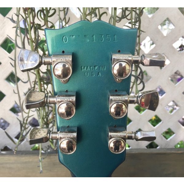 画像4: 2001 Gibson SG Blue Teal “Flip Flop” w/Bigsby B3 & Towner Down Tension Bar 売却済 (4)