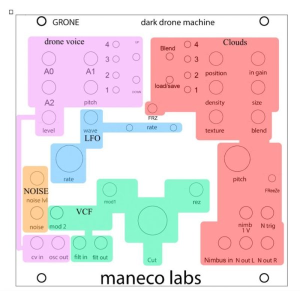 画像4: Maneco Labs GRONE DRONE SYNTH Pedal  (4)