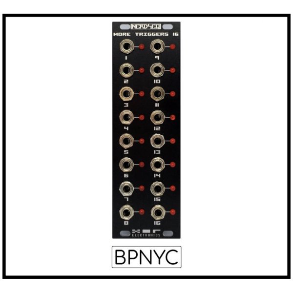 画像1: XOR Electronics NERDSEQ – More Triggers 16 Expander　 (1)