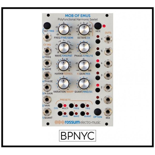 画像2: Rossum Electro-Music Mob of Emus -Polyfunctional Harmonic Sextet (2)