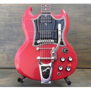 画像: Gibson SG w/Bigsby B3 & Towner Down Tension Bar, Decoboom Streamline Pickguard Set　売却済