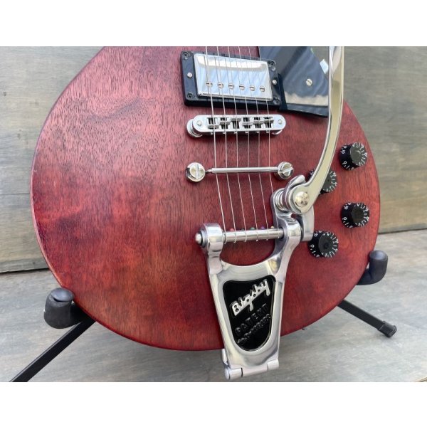 画像12: Gibson Les Paul Studio 2007 Faded Worn Cherry Satin w/Bigsby B3 & Towner DTB/V.Block　売却済 (12)
