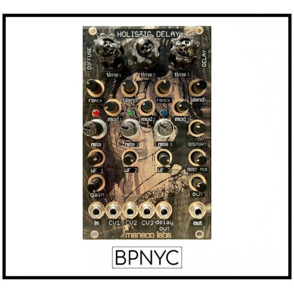 画像1: Maneco Labs HOLISTIC DELAY  ユーロラック　 (1)
