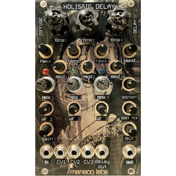 画像2: Maneco Labs HOLISTIC DELAY  ユーロラック　 (2)