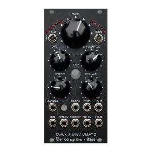 画像: Erica Synths  Black STEREO DELAY 2　次回入荷分