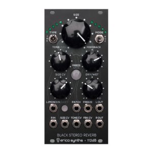 画像: Erica Synths  Black STEREO Reverb　次回入荷分