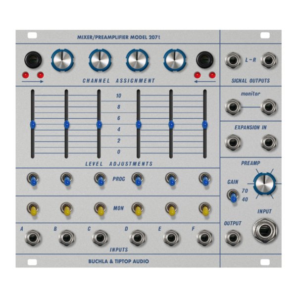 画像1: Buchla & Tiptop Audio Mixer/Preamplifier 207t  (1)