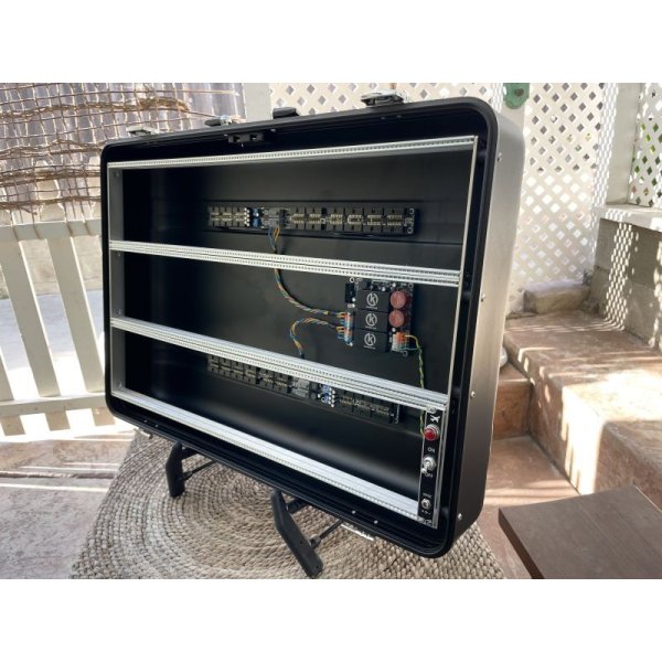 画像15: BPNYC ZERO CENTURION ELITE Eurorack Modular Travel Case BIG BLACK 9U 122HP 売却済 (15)