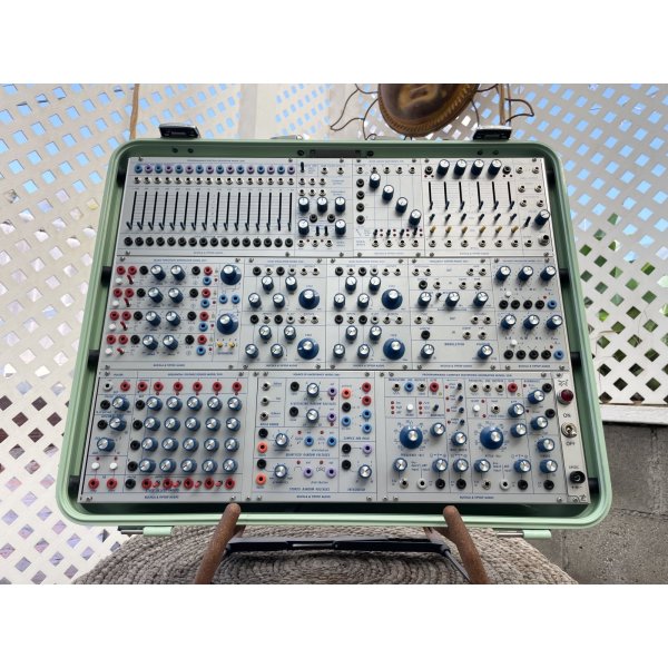 画像6: Buchla Tiptop 200t series with BPNYC ZERO Halliburton Eurorack Modular Travel Case 9U Seafoam Green 売却済 (6)