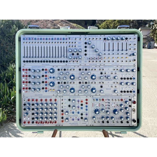 画像4: Buchla Tiptop 200t series with BPNYC ZERO Halliburton Eurorack Modular Travel Case 9U Seafoam Green 売却済 (4)