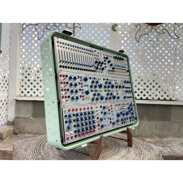 画像5: Buchla Tiptop 200t series with BPNYC ZERO Halliburton Eurorack Modular Travel Case 9U Seafoam Green 売却済 (5)
