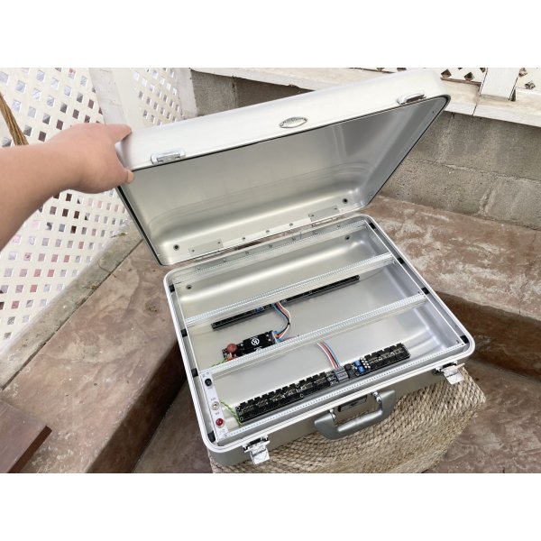 画像9: BPNYC ZERO Halliburton Eurorack Modular Travel Case 9U #26082 売却済 (9)