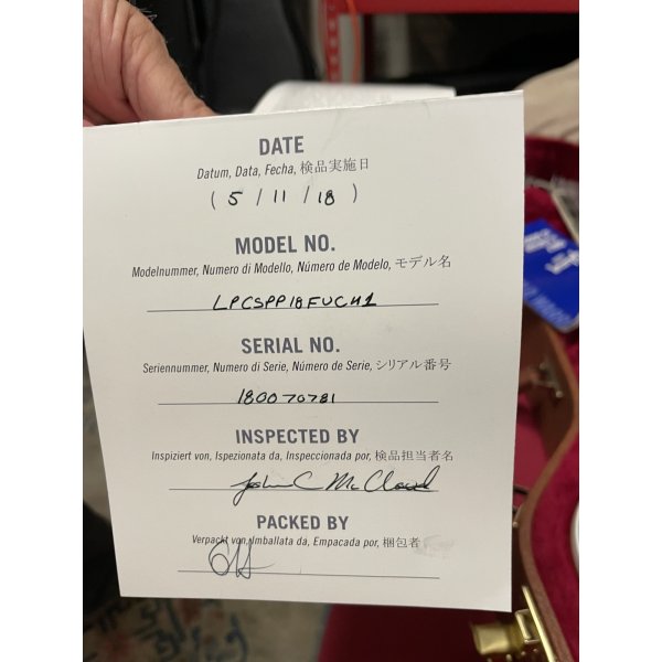 画像12: 2018 Gibson Les Paul classic player plus Satin Ocean Blue 売却済 (12)