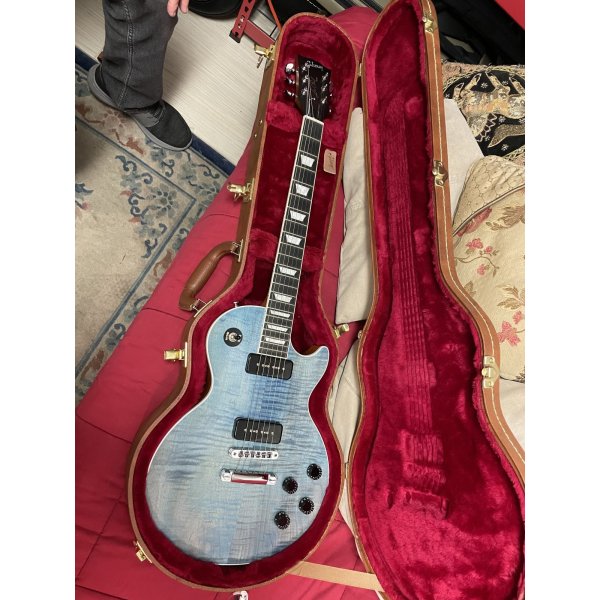 画像14: 2018 Gibson Les Paul classic player plus Satin Ocean Blue 売却済 (14)
