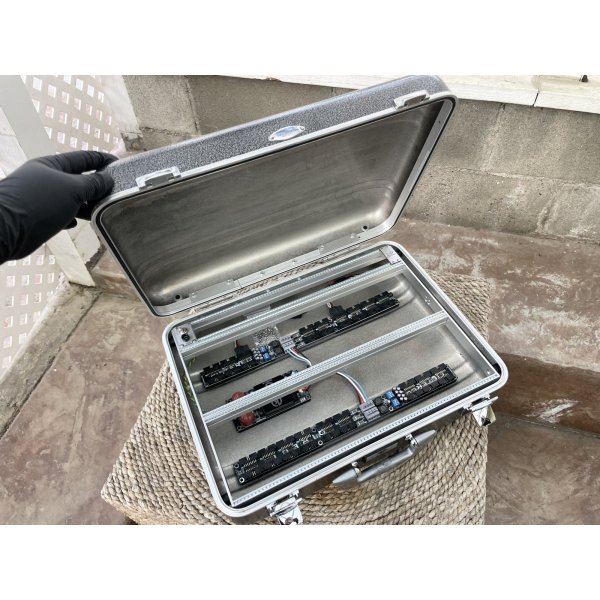 画像10: BPNYC ZERO Halliburton Eurorack Modular Travel Case 7U 82hp Black textured (10)