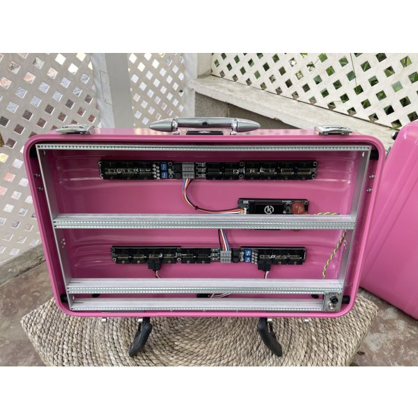 画像17: BPNYC ZERO Halliburton Eurorack Modular Travel Case 7U 96hp Bubblegum 売却済 (17)