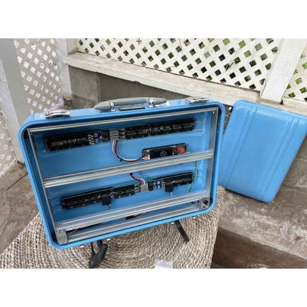 画像14: BPNYC ZERO Halliburton Eurorack Modular Travel Case 7U 82hp Azure 売却済 (14)