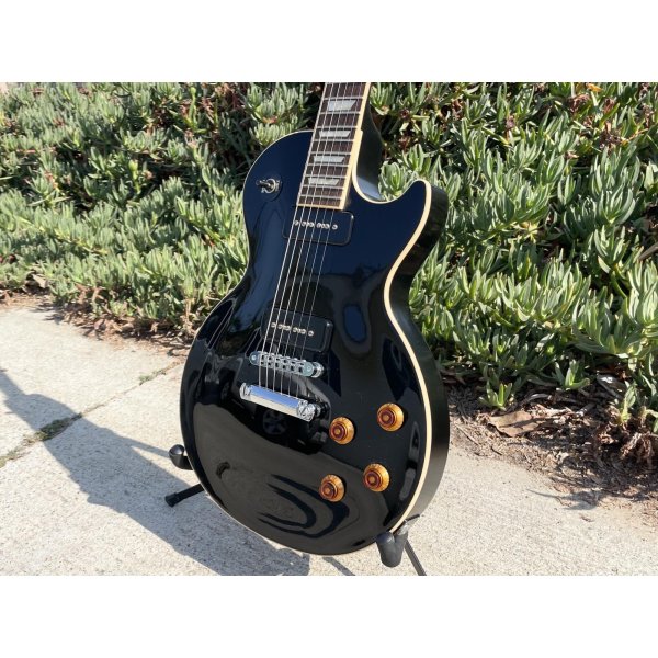 画像9: GIBSON 2011 LES PAUL TRADITIONAL PRO SPLIT COIL P90 EBONY　売却済 (9)
