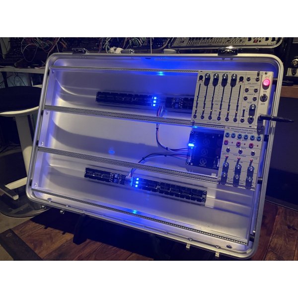 画像22: BPNYC ZERO Centurion Elite Eurorack Modular Travel Case 9U 122HP BIG SLIM (Rare Depth!) (22)