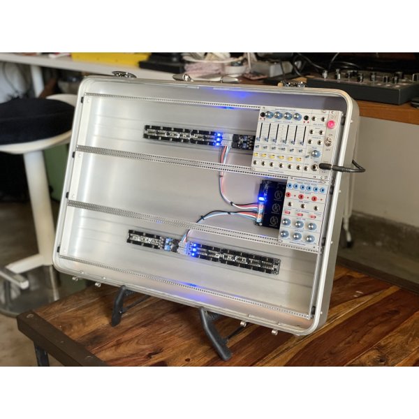 画像17: BPNYC ZERO Centurion Elite Eurorack Modular Travel Case 9U 122HP BIG SLIM (Rare Depth!) (17)