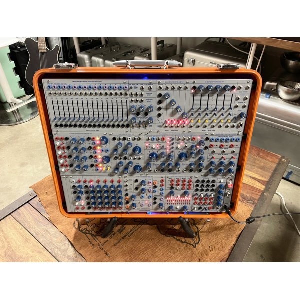 画像3: Buchla Tiptop 200t series with BPNYC ZERO Halliburton Eurorack Modular Travel Case 9U #3 ORANGE (3)
