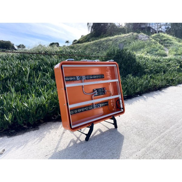 画像6: BPNYC ZERO Halliburton Eurorack Modular Travel Case 9U 96hp "ORANGE" (6)